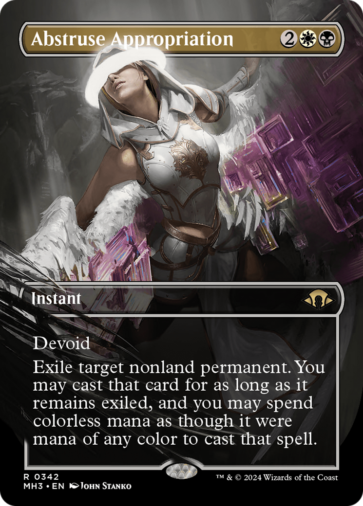{R} Abstruse Appropriation (Borderless) [Modern Horizons 3][MH3 342]