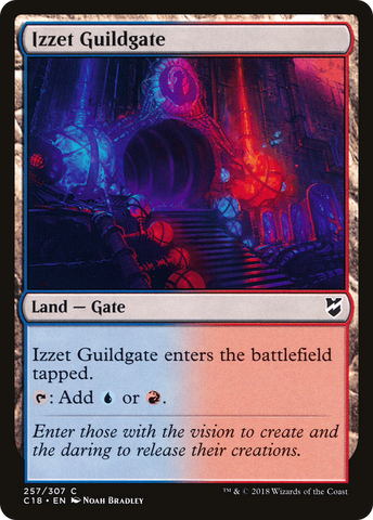 {C} Izzet Guildgate [Commander 2018][C18 257]