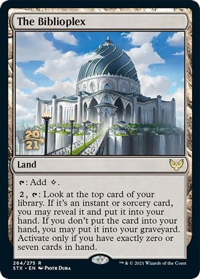 {R} The Biblioplex [Strixhaven: School of Mages Prerelease Promos][PR STX 264]