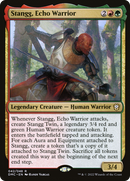 {R} Stangg, Echo Warrior [Dominaria United Commander][DMC 042]
