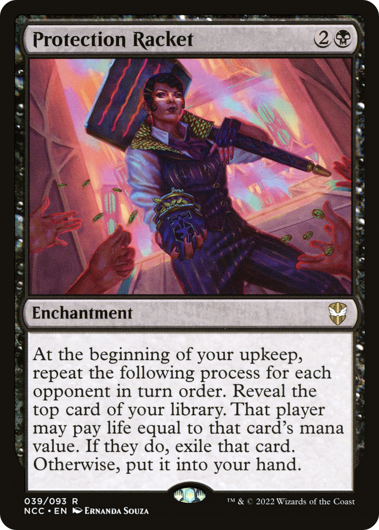 {R} Protection Racket [Streets of New Capenna Commander][NCC 039]