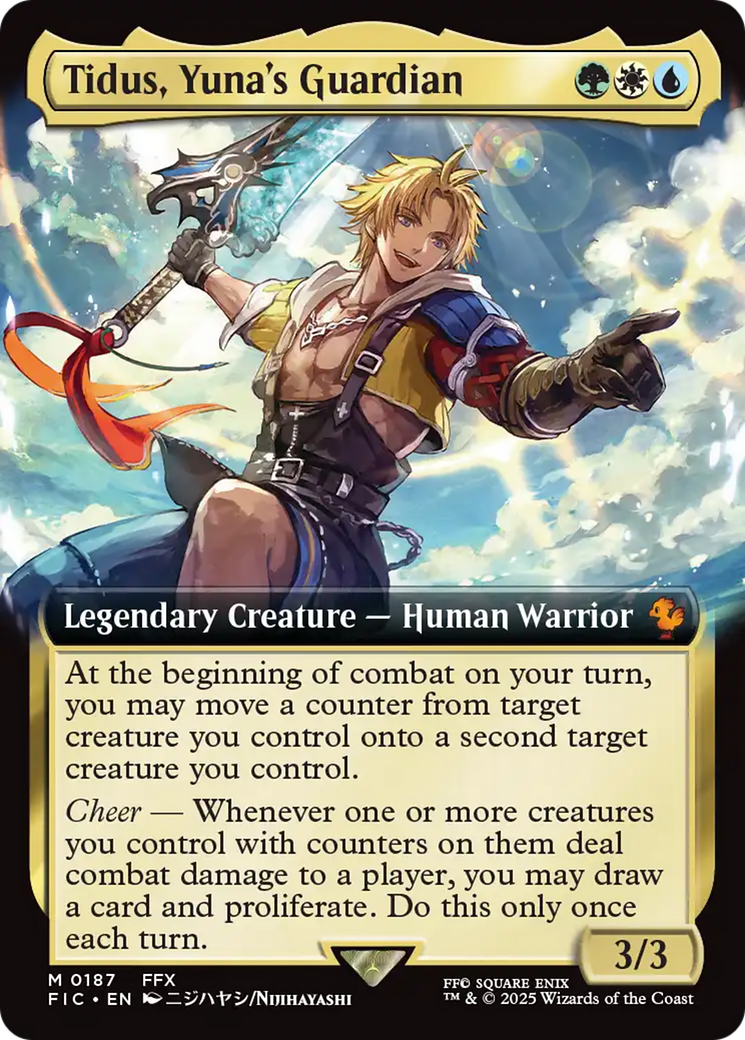 {R} Tidus, Yuna's Guardian (Extended Art) [FINAL FANTASY Commander][FIC 187]