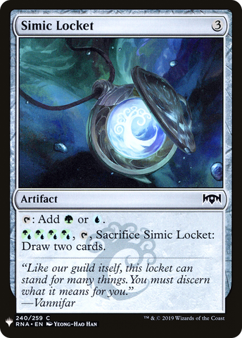 {C} Simic Locket [Mystery Booster][LS RNA 240]