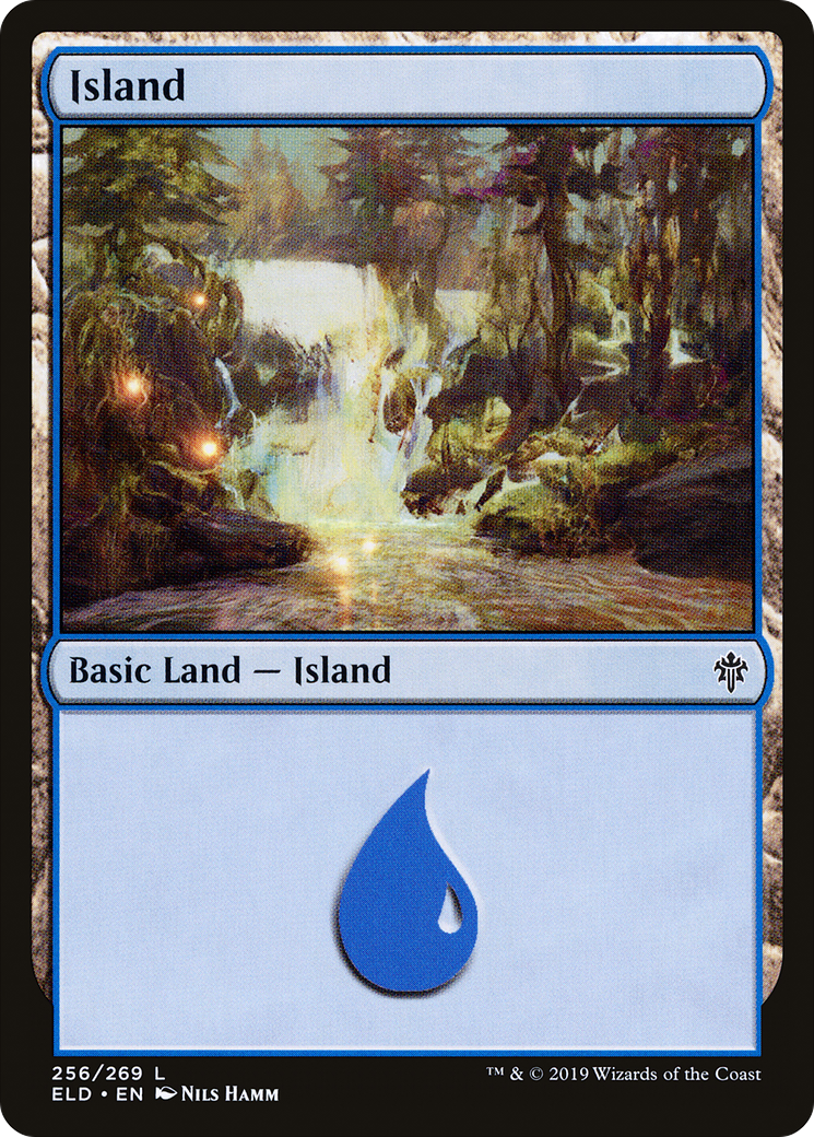 {B}[ELD 256] Island (256) [Throne of Eldraine]