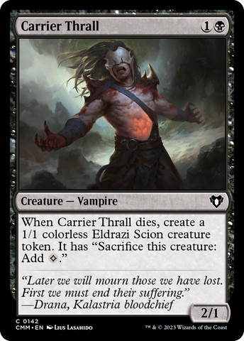 {C} Carrier Thrall [Commander Masters][CMM 142]