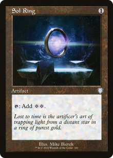 {C} Sol Ring (Retro) [The Brothers' War Commander][BRC 160]