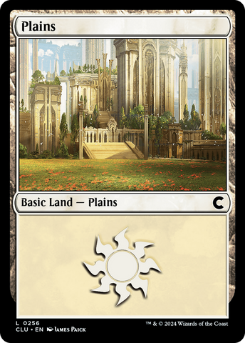 {B} Plains (0256) [Ravnica: Clue Edition][CLU 256]