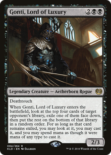{R} Gonti, Lord of Luxury [Kaladesh][KLD 084]