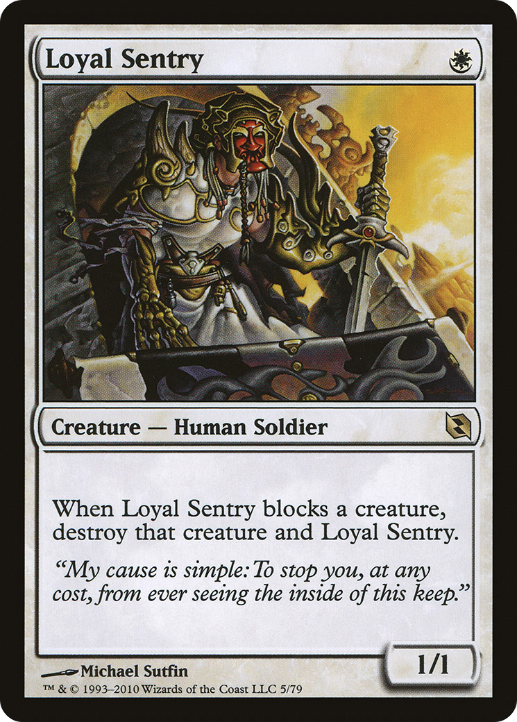 {R} Loyal Sentry [Duel Decks: Elspeth vs. Tezzeret][DDF 005]