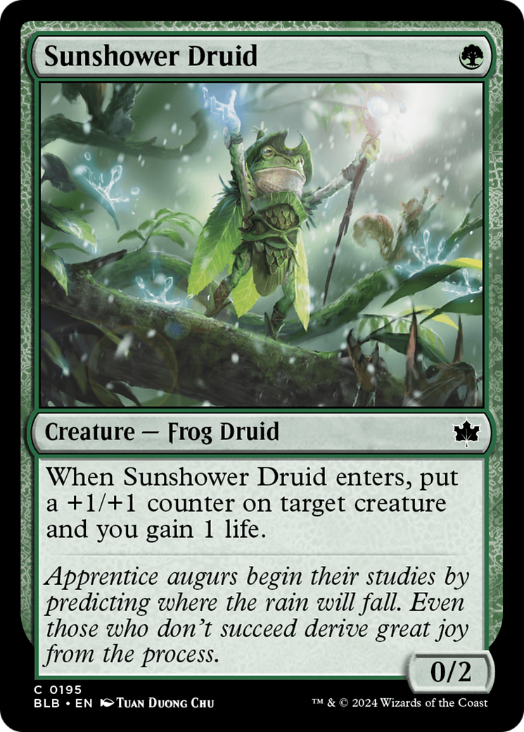 {@C} Sunshower Druid [Bloomburrow][BLB 195]
