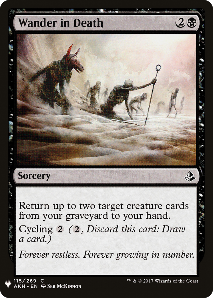 {C} Wander in Death [Mystery Booster][LS AKH 115]