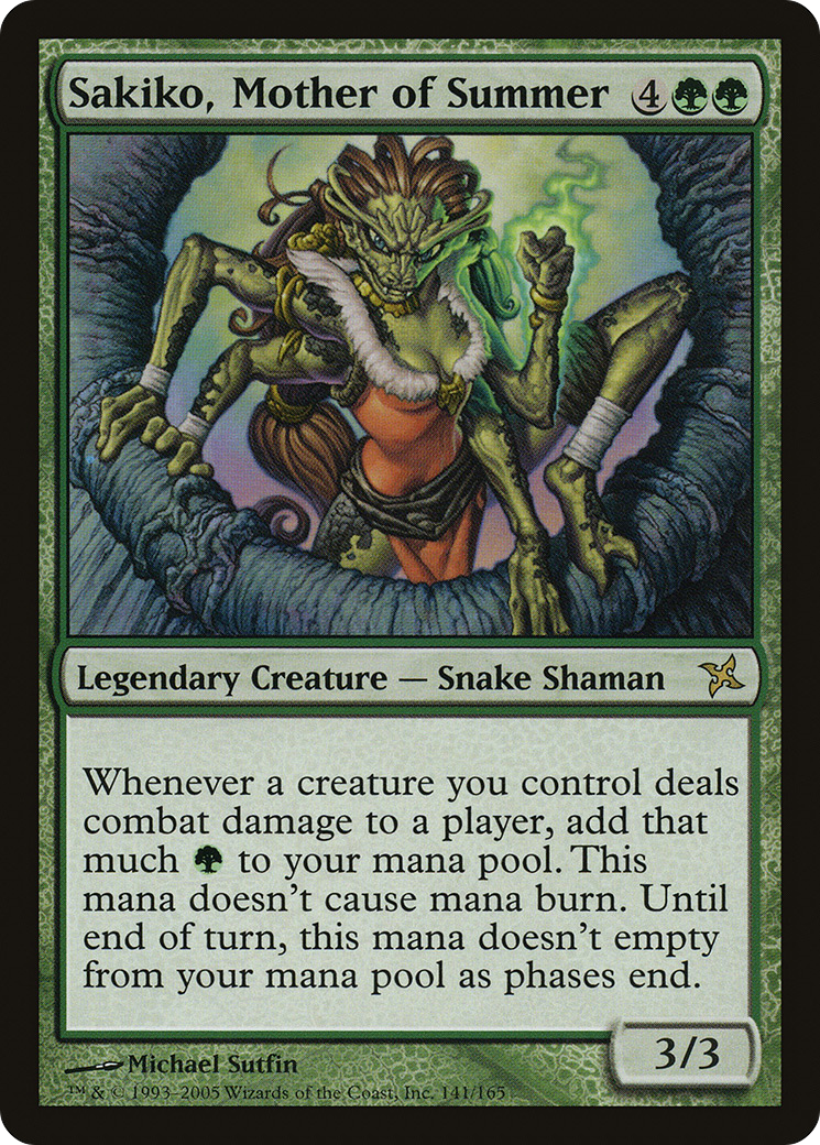 {R} Sakiko, Mother of Summer [Betrayers of Kamigawa][BOK 141]