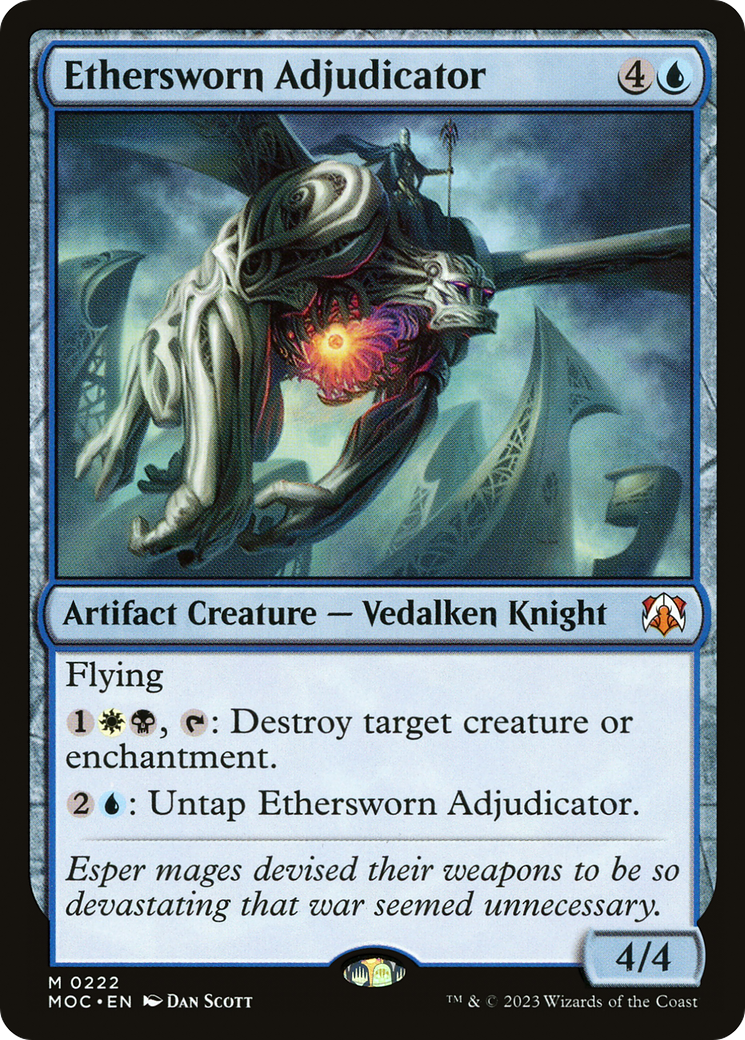 {R} Ethersworn Adjudicator [March of the Machine Commander][MOC 222]