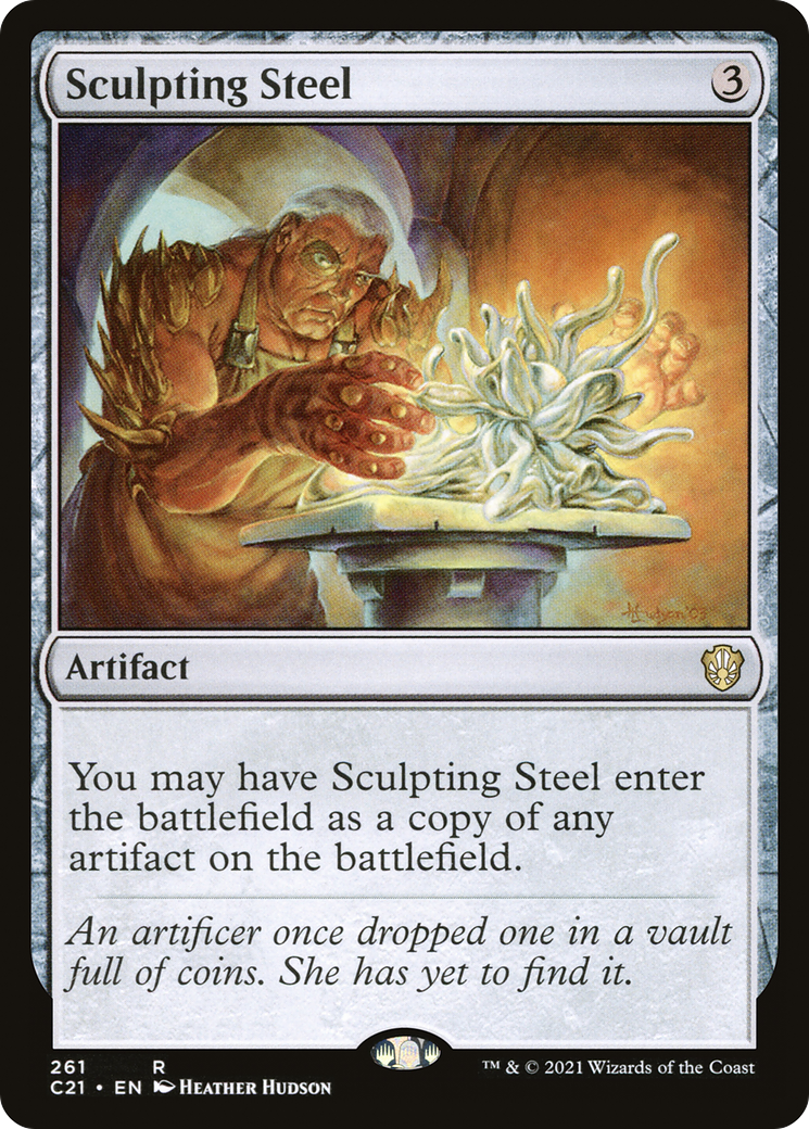 {R} Sculpting Steel [Commander 2021][C21 261]