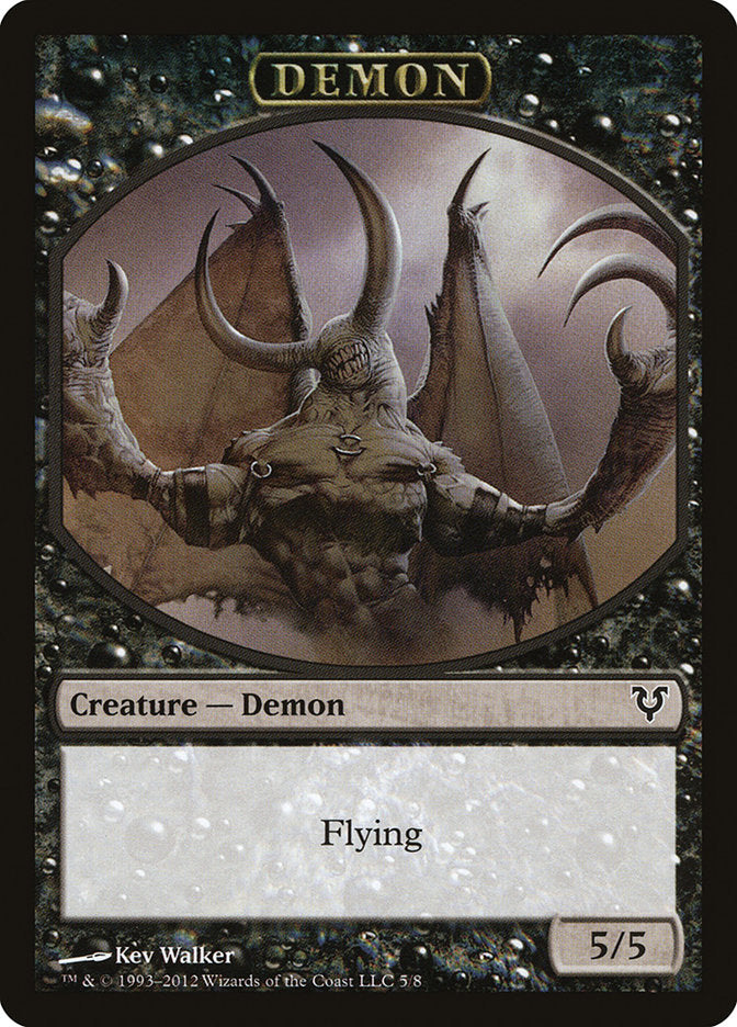 {T} Demon Token [Avacyn Restored Tokens][TAVR 005]