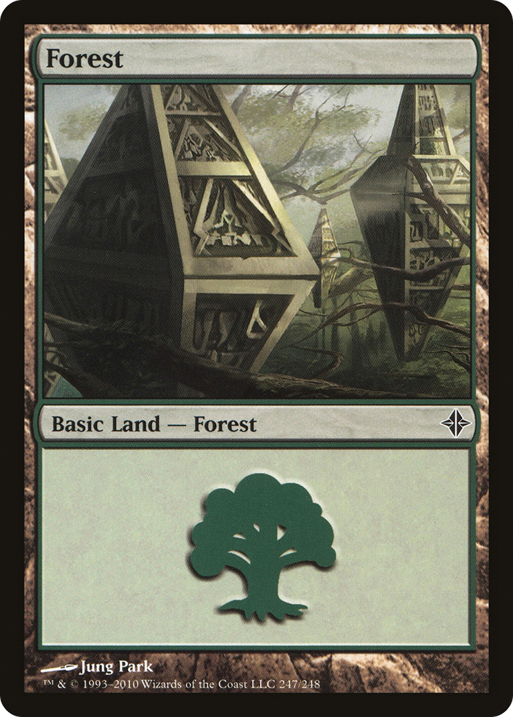 {B}[ROE 247] Forest (247) [Rise of the Eldrazi]