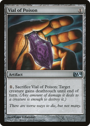 {C} Vial of Poison [Magic 2014][M14 226]
