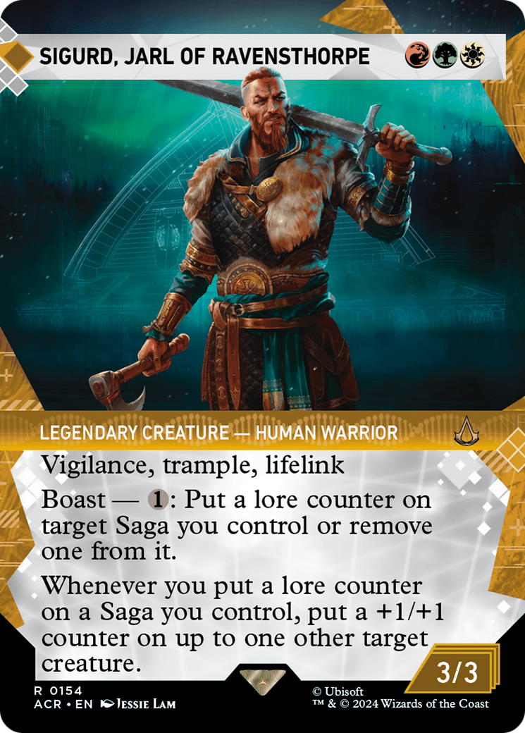 {R} Sigurd, Jarl of Ravensthorpe (Showcase) [Assassin's Creed][ACR 154]