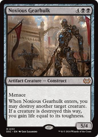 {R} Noxious Gearhulk [Duskmourn: House of Horror Commander][DSC 151]