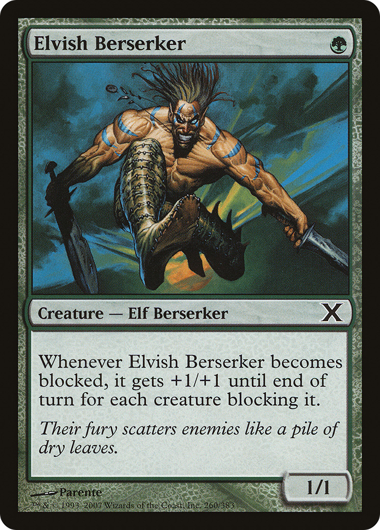 {C} Elvish Berserker [Tenth Edition][10E 260]