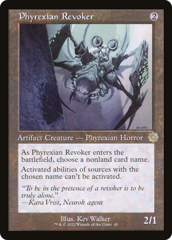{R} Phyrexian Revoker (Retro) [The Brothers' War Retro Artifacts][BRR 040]