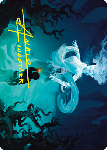 {A} Galadriel of Lothlorien Art Card (Gold-Stamped Signature) [The Lord of the Rings: Tales of Middle-earth Art Series][GS ALTR 048]