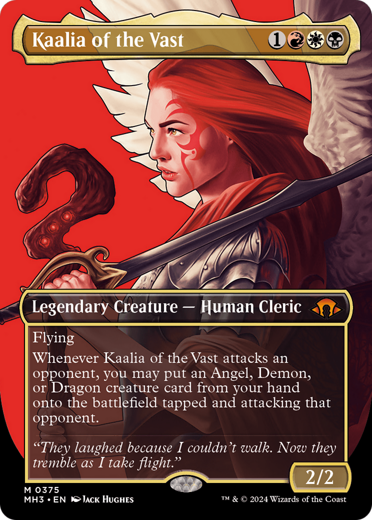 {R} Kaalia of the Vast (Borderless) (0375) [Modern Horizons 3][MH3 375]
