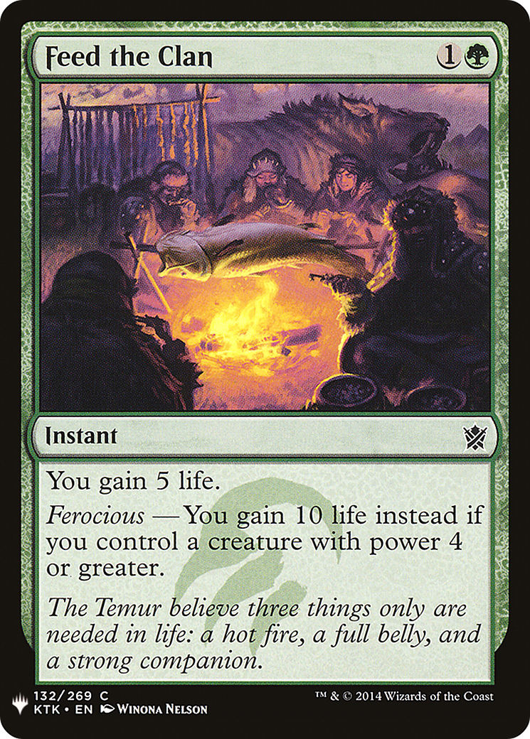 {C} Feed the Clan [Mystery Booster][LS KTK 132]