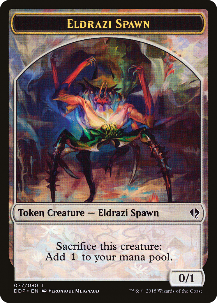 {T} Eldrazi Spawn Token (077/080) [Duel Decks: Zendikar vs. Eldrazi][TDDP 077]