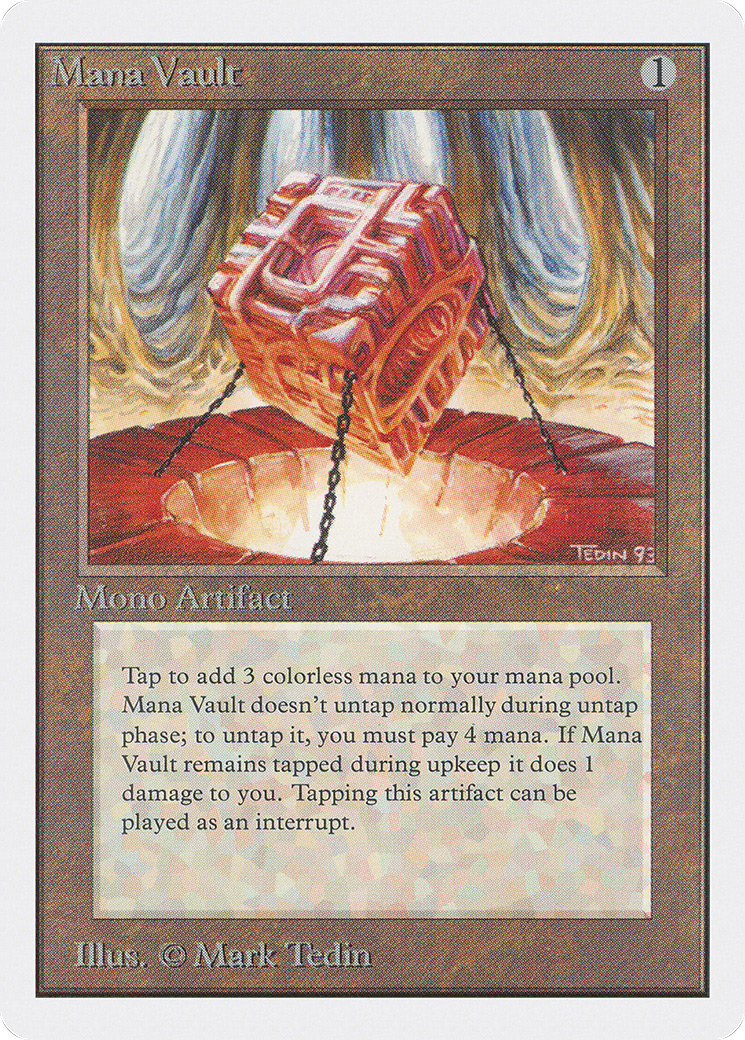 {R} Mana Vault [Unlimited Edition][2ED 260] - Misty Mountain Games