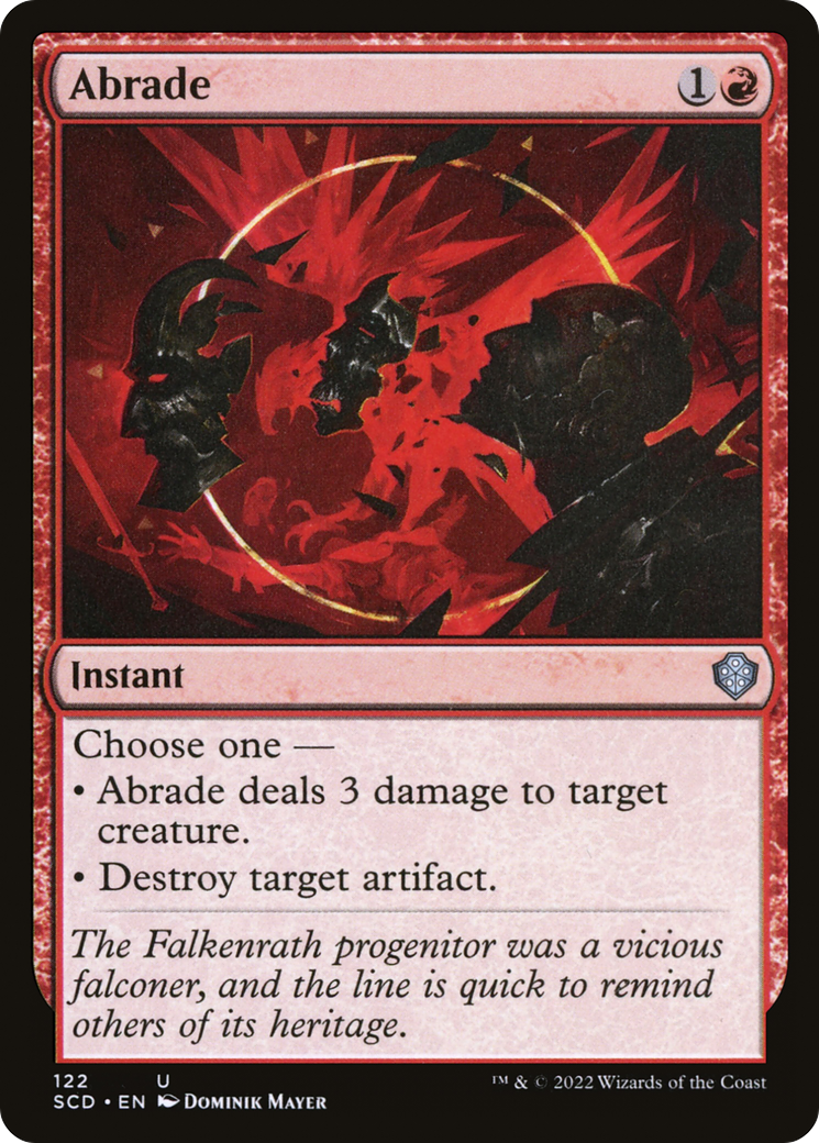 {C} Abrade [Starter Commander Decks][SCD 122]