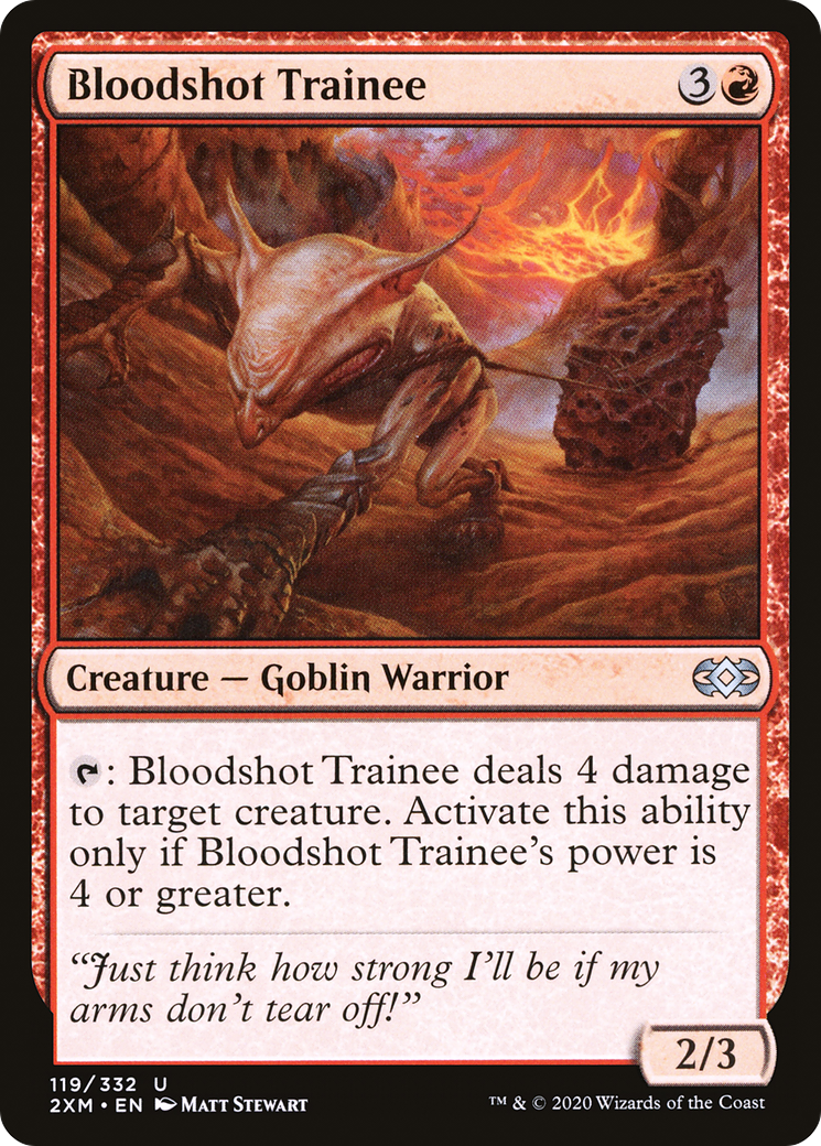 {C} Bloodshot Trainee [Double Masters][2XM 119]