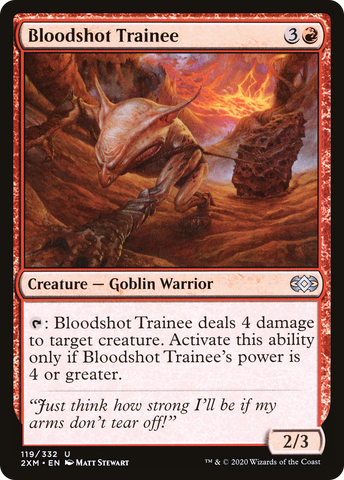 {C} Bloodshot Trainee [Double Masters][2XM 119]
