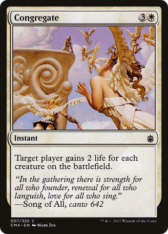 {C} Congregate [Commander Anthology][CMA 007]