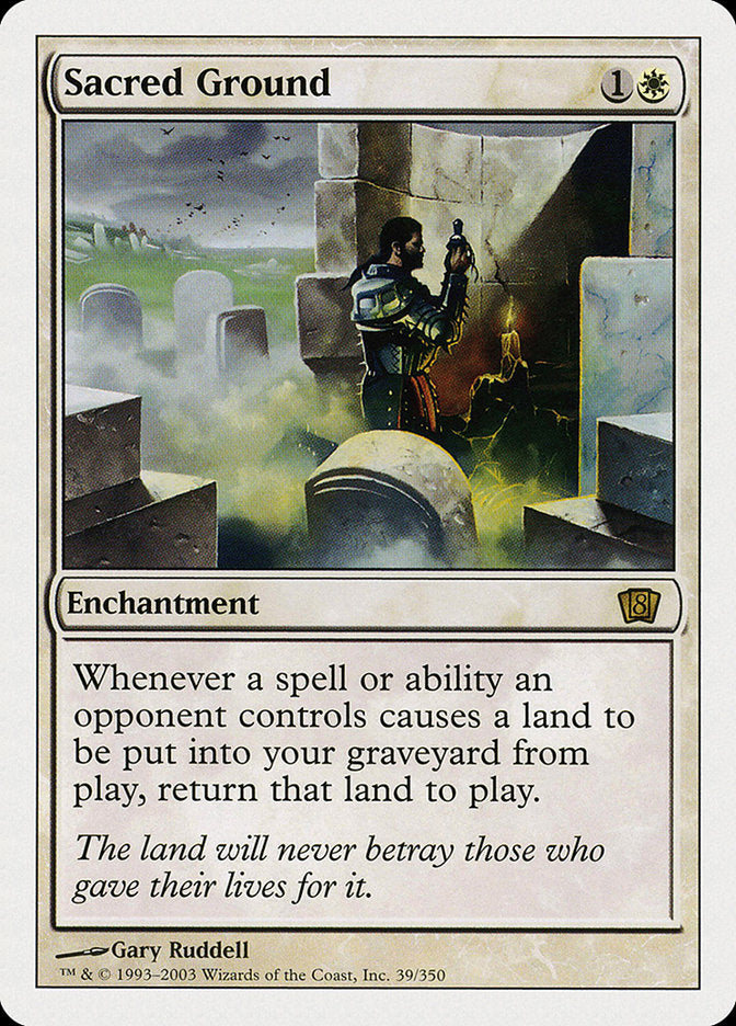 {R} Sacred Ground [Eighth Edition][8ED 039]