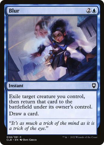{C} Blur [Commander Legends: Battle for Baldur's Gate][CLB 058]
