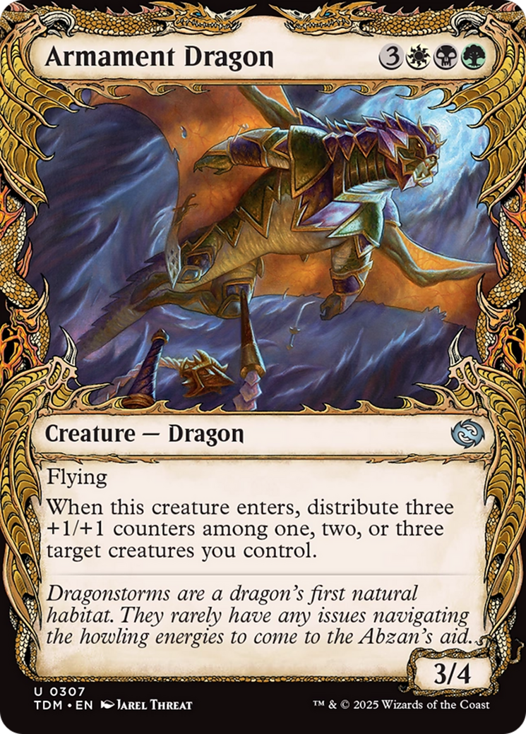 {@C} Armament Dragon (Showcase) [Tarkir: Dragonstorm][TDM 307]