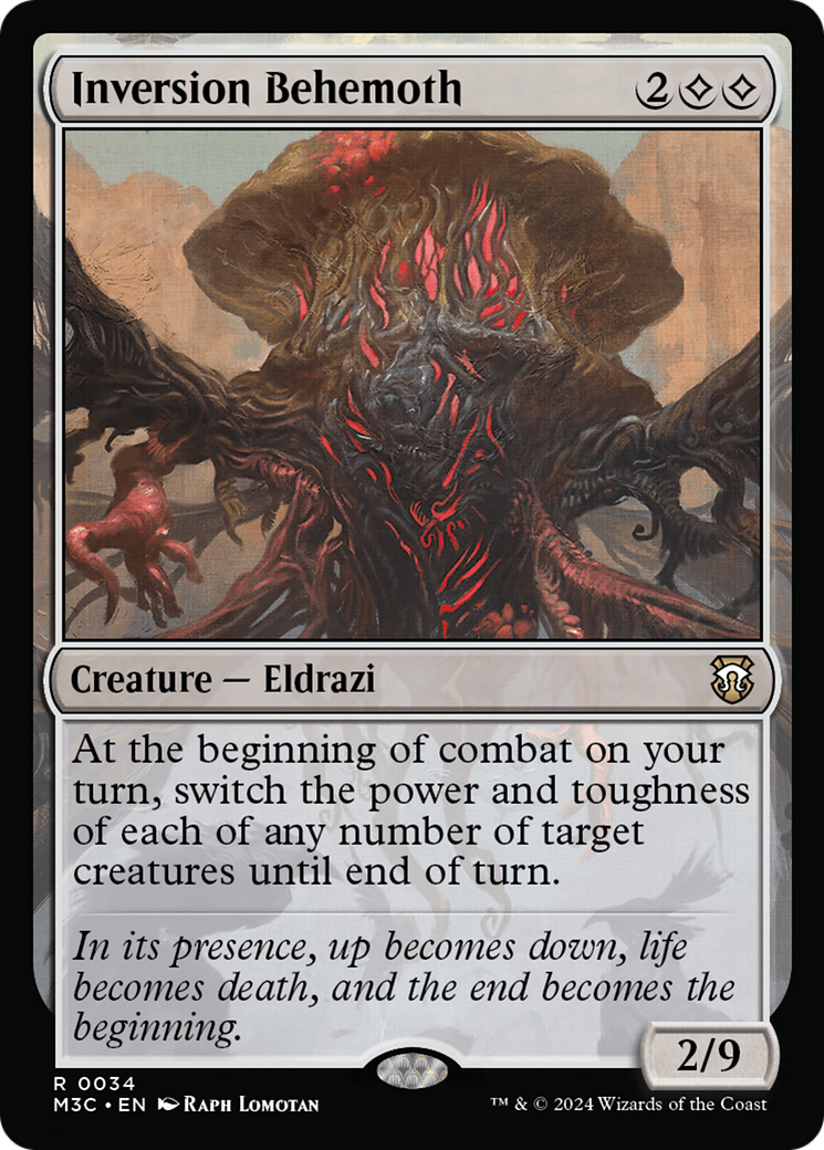 {R} Inversion Behemoth [Modern Horizons 3 Commander][M3C 034]