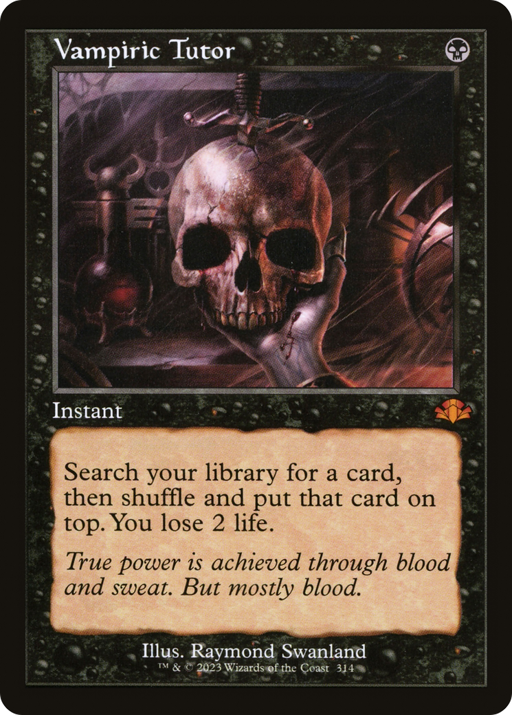 {R} Vampiric Tutor (Retro) [Dominaria Remastered][DMR 314]