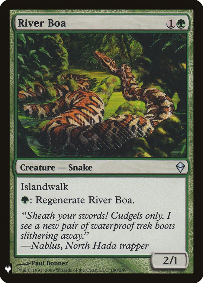{C} River Boa [Mystery Booster][MB1 ZEN 180]