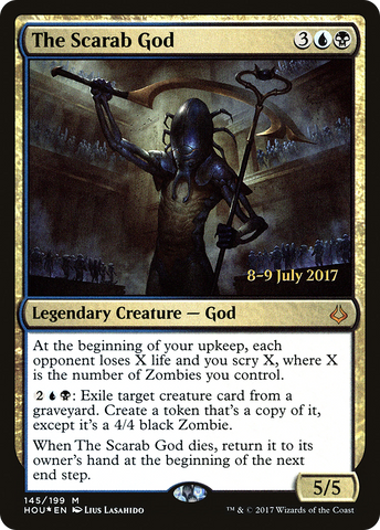 {R} The Scarab God [Hour of Devastation Prerelease Promos][PR HOU 145]