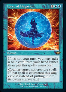 {R} Force of Negation (Retro Foil Etched) [Modern Horizons 2][RF ET MH1 009] - Misty Mountain Games