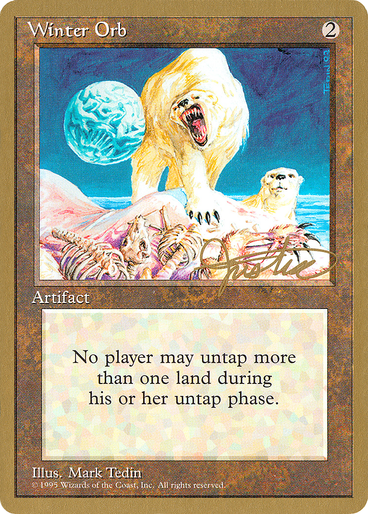 {R} Winter Orb (Mark Justice) [Pro Tour Collector Set][GB PTC MJ358]