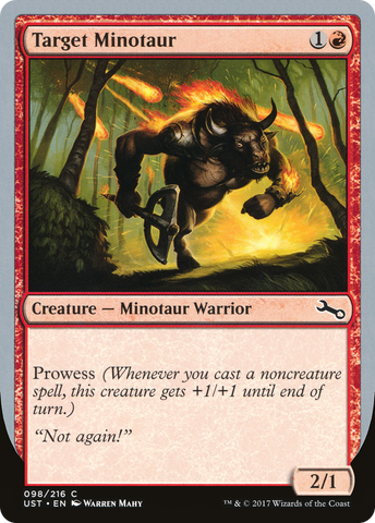 {C} Target Minotaur (Fire Art) [Unstable][UST 98C]