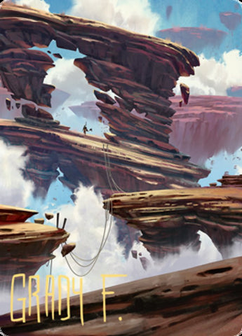 {A} Boulderloft Pathway Art Card (Gold-Stamped Signature) [Zendikar Rising Art Series][AZNR 022]