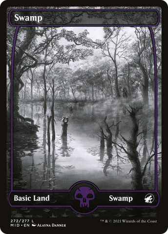 {B}[MID 272] Swamp (272) [Innistrad: Midnight Hunt]