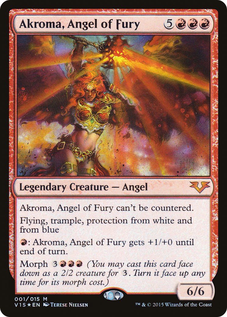 {R} Akroma, Angel of Fury [From the Vault: Angels][V15 001] - Misty Mountain Games