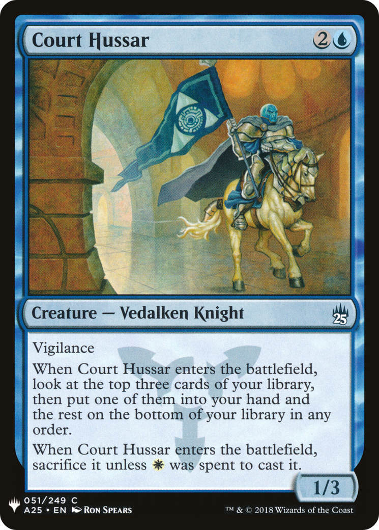 {C} Court Hussar [Mystery Booster][LS A25 051]