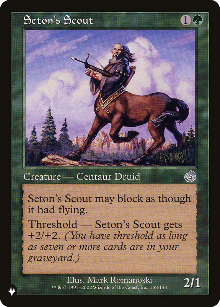 Seton's Scout [LIST 138/143]