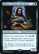{R} Jaheira, Friend of the Forest [Commander Legends: Battle for Baldur's Gate Prerelease Promos][PR CLB 237]